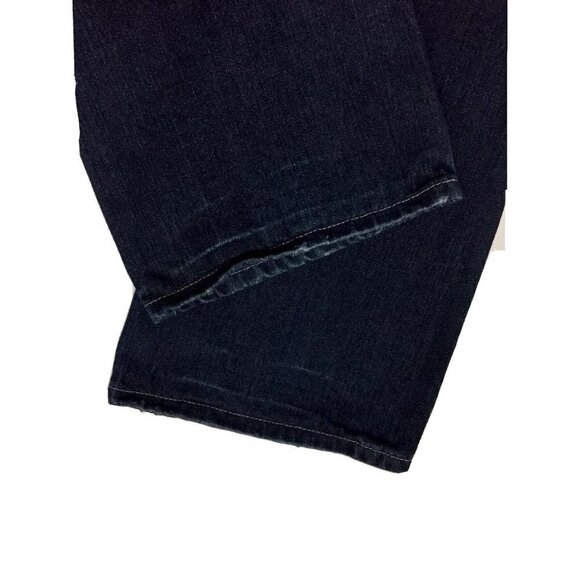 Carbon Women's size 29/30 Low Rise Bootcut Blue Jeans Distressed Medium Wash - Picture 7 of 7